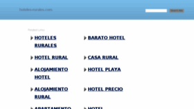 What Reservas.es-rural.com website looked like in 2018 (6 years ago)