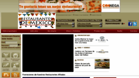 What Restaurantesdemexico.com.mx website looked like in 2018 (6 years ago)
