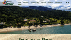 What Recantodasflores.com.br website looked like in 2018 (6 years ago)