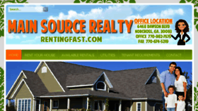 What Rentingfast.com website looked like in 2018 (6 years ago)