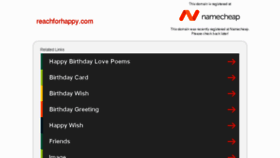 What Reachforhappy.com website looked like in 2018 (6 years ago)