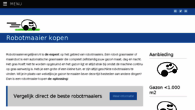 What Robotmaaiervergelijken.nl website looked like in 2018 (6 years ago)