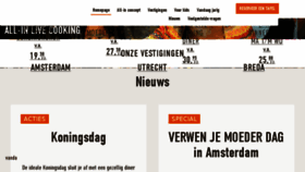 What Restaurantvandaag.nl website looked like in 2018 (6 years ago)