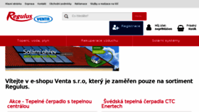 What Reguluseshop.cz website looked like in 2018 (6 years ago)