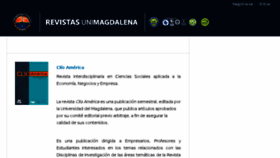 What Revistas.unimagdalena.edu.co website looked like in 2018 (6 years ago)