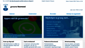 What Roermond.nl website looked like in 2018 (6 years ago)
