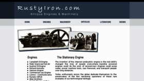 What Rustyiron.com website looked like in 2018 (6 years ago)