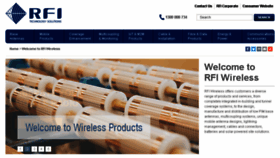 What Rfiwireless.com.au website looked like in 2018 (6 years ago)