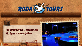 What Rodatours.rs website looked like in 2018 (6 years ago)