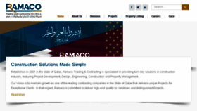 What Ramacogroup.net website looked like in 2018 (6 years ago)