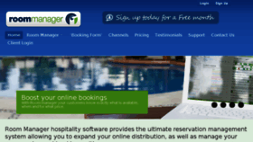 What Roommanager.com.au website looked like in 2018 (7 years ago)