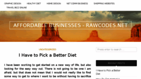 What Rawcodes.net website looked like in 2018 (6 years ago)