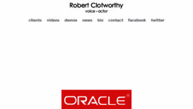 What Robertclotworthy.com website looked like in 2018 (6 years ago)