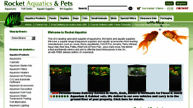 What Rocketaquatics.co.uk website looked like in 2018 (6 years ago)