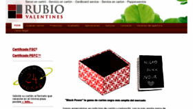 What Rubiovalentines.com website looked like in 2018 (6 years ago)