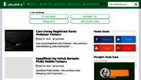 What Rafsablog.id website looked like in 2018 (6 years ago)