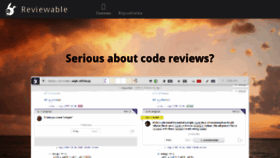 What Reviewable.io website looked like in 2018 (6 years ago)