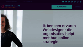 What Roxanneallard.nl website looked like in 2018 (6 years ago)