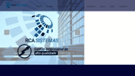 What Rcasistemas.com.br website looked like in 2018 (6 years ago)