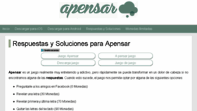 What Respuestasapensar.com website looked like in 2018 (6 years ago)