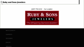 What Rubyjewelers.com website looked like in 2018 (6 years ago)