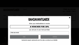 What Rahoavantgarde.it website looked like in 2018 (8 years ago)