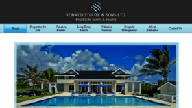 What Ronstoute.com website looked like in 2018 (6 years ago)