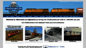 What Railpictures.ca website looked like in 2018 (6 years ago)