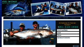What Reelintensefishing.com website looked like in 2018 (6 years ago)