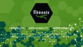 What Rheonix.com website looked like in 2018 (6 years ago)