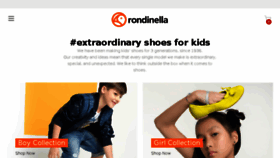 What Rondinellashoes.com website looked like in 2018 (6 years ago)
