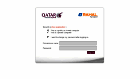 What Rahal.qatarairways.com.qa website looked like in 2018 (5 years ago)