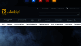What Radaddel.de website looked like in 2018 (6 years ago)