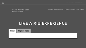 What Riu.de website looked like in 2018 (6 years ago)