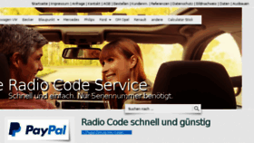 What Radiocode.de website looked like in 2018 (6 years ago)