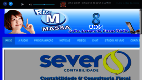 What Radiomassa.com.br website looked like in 2018 (6 years ago)