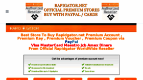 What Rapidgator.biz website looked like in 2018 (6 years ago)