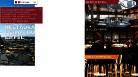 What Restaurants-toureiffel.com website looked like in 2018 (6 years ago)