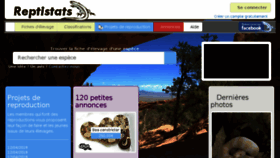 What Reptistats.com website looked like in 2018 (5 years ago)