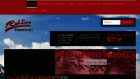 What Red-linepowercraft.com website looked like in 2018 (5 years ago)