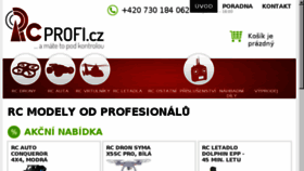 What Rcprofi.cz website looked like in 2018 (6 years ago)