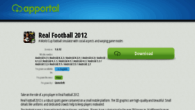 What Real-football-2012.apportal.co website looked like in 2018 (6 years ago)