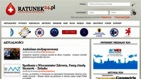 What Ratunek24.pl website looked like in 2018 (5 years ago)