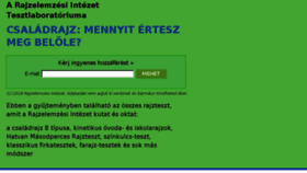 What Rajzelemzesi-intezet.hu website looked like in 2018 (6 years ago)