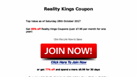 What Realitycoupons.com website looked like in 2018 (6 years ago)