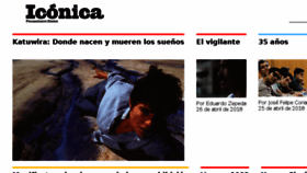 What Revistaiconica.com website looked like in 2018 (6 years ago)