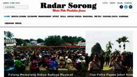 What Radarsorong.com website looked like in 2018 (7 years ago)