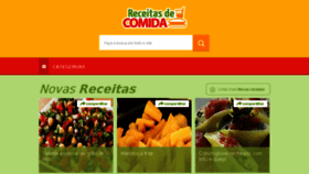 What Receitasdecomida.com.br website looked like in 2018 (6 years ago)