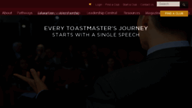 What Reports.toastmasters.org website looked like in 2018 (5 years ago)