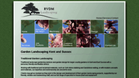 What Rvdmlandscaping.com website looked like in 2018 (6 years ago)